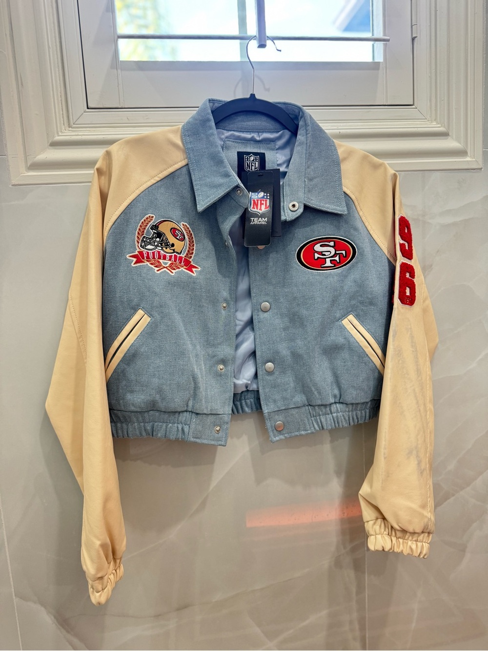 NFL Light Blue Team Shirt with San Francisco 49ers Patch